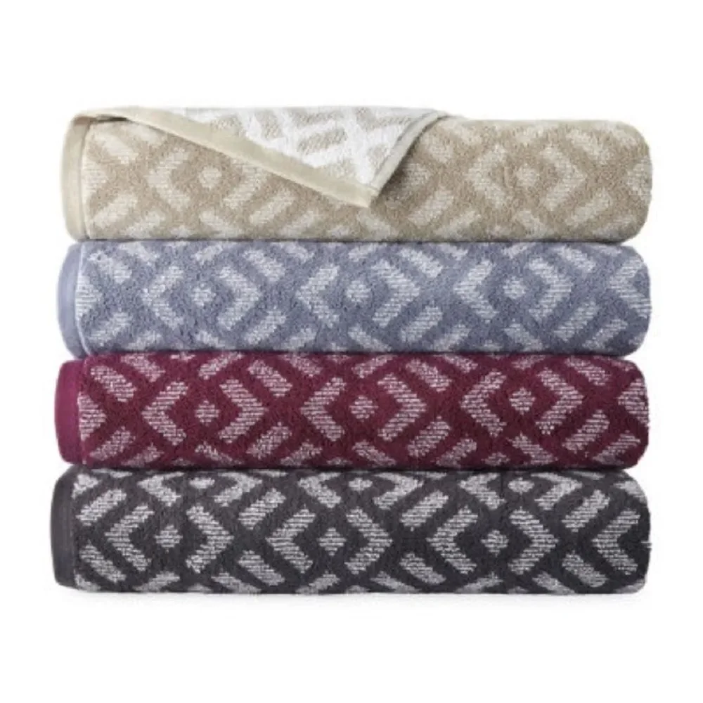 ✨3xHP✨Home Westly Ogee Geometric Bath Towel✨